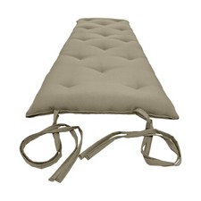 Japanese Floor Rolling Futon Mattress, Cotton Bed, Shikifuton 3 x 27 x 80 Tan
