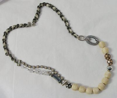 Ann Taylor Loft Eclectic Single Strand Necklace Baubles and Beads