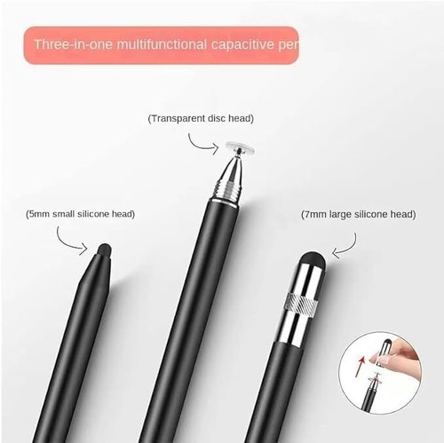 2pcs Universal Capacitive Stylus Pens, 3-in-1 Touchscreen Compatible - Zdjęcie 4 z 42