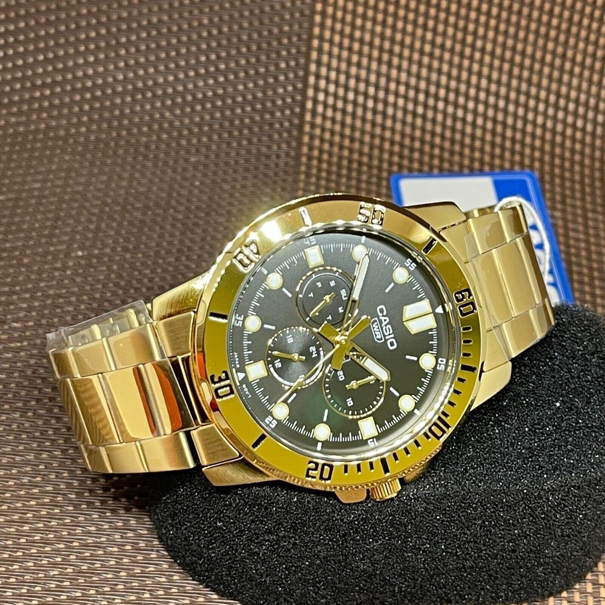 Casio MTP-VD02G-1E Orologio casual da uomo al quarzo in acciaio