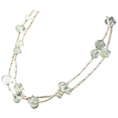 Prasiolite Pendant Necklace | David Yurman | Fink NWT David Yurman Prasiolite Bead Necklace main image 1