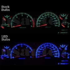 Dash Instrument Cluster Gauge BLUE LED LIGHTS KIT Fits 98-01 Dodge Ram 1500 2500