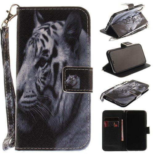 Pug 3D Painting PU Stand Strap Flip Case Skin Cover For iPhone Xs Maz XR + Care - Zdjęcie 13 z 20