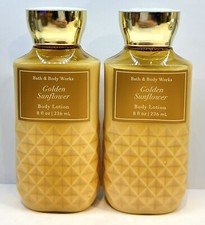 2 BATH BODY WORKS GOLDEN SUNFLOWER SHEA BUTTER BODY LOTION 8 FL OZ NEW