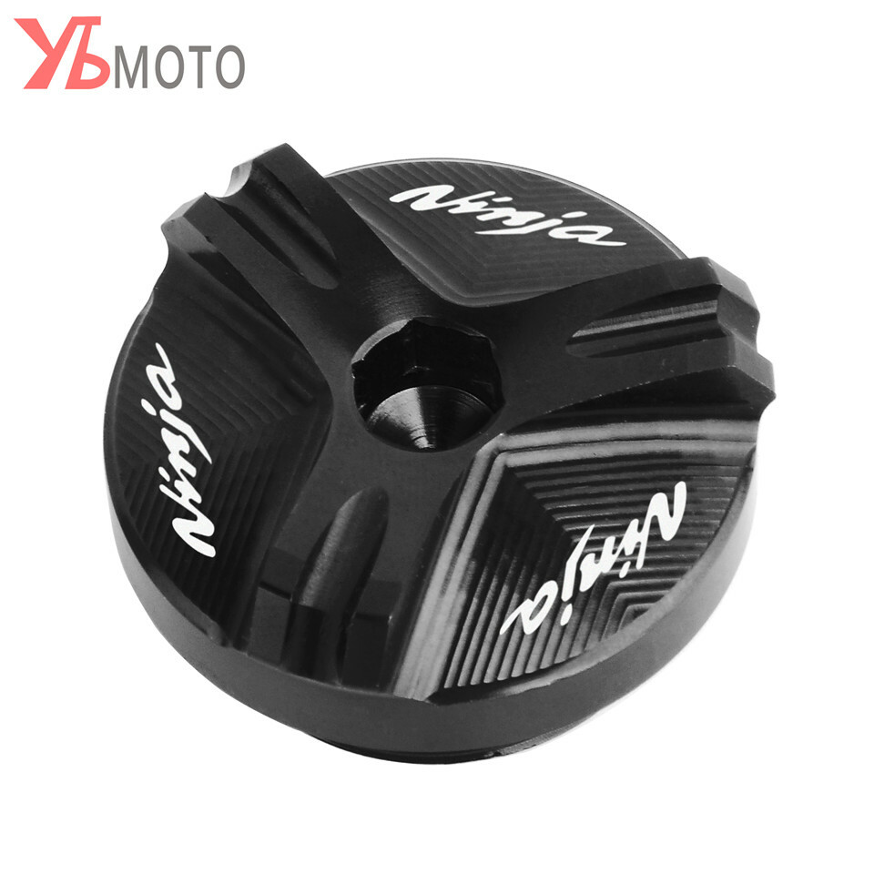Engine Oil Filter Cup Plug Cover Screw For KAWASAKI NINJA 400 ZX