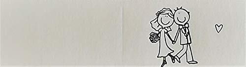 Cartotecnica Italiana 100 Pz Bigliettini Bomboniera Nozze Matrimonio (z1e)