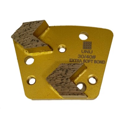 30/40 Extra Soft Bond Diamond Grinding Shoes 2arrow-Concrete Prep: Diamatic/Sase