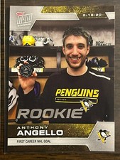 2019-20 Topps Now NHL Sticker #180 Anthony Angello Pittsburgh PenguinsRC