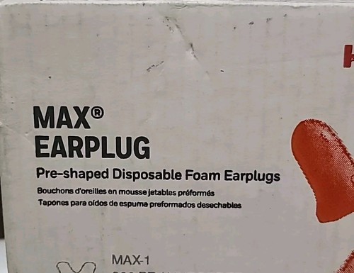 Howard Leight MAX-1 UNCORKED EARPLUGS ( 50 PAIRS ) - Picture 4 of 7