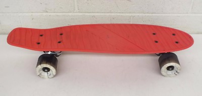 Kryptonics Classic Torpedo Red Plastic Retro 70s-Style Skateboard