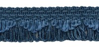 Scallop Loop Fransenborte 0138SCLF French Blue M45, 24 Yards (72 Ft/21.5M)