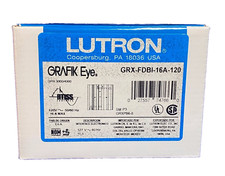 LUTRON GRX-FDBI-16A-120, Grafik Eye 120 V 16 Amp Dimming fluorescent, NEW