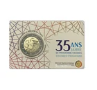 2 Euro Commemorative Coin Belgium 2022 Erasmus in Original Coincard