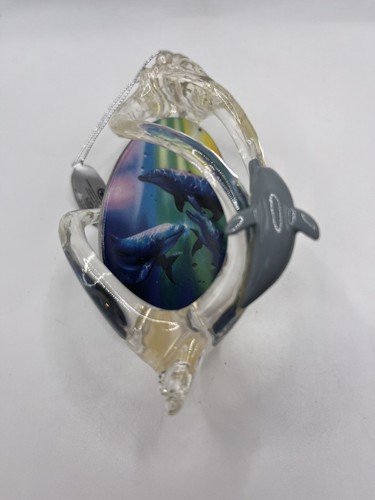 Christian Riese Lassen 2006 Bradford Edition Regenbogen Delfine Erbstück Ornament - Bild 8 von 8