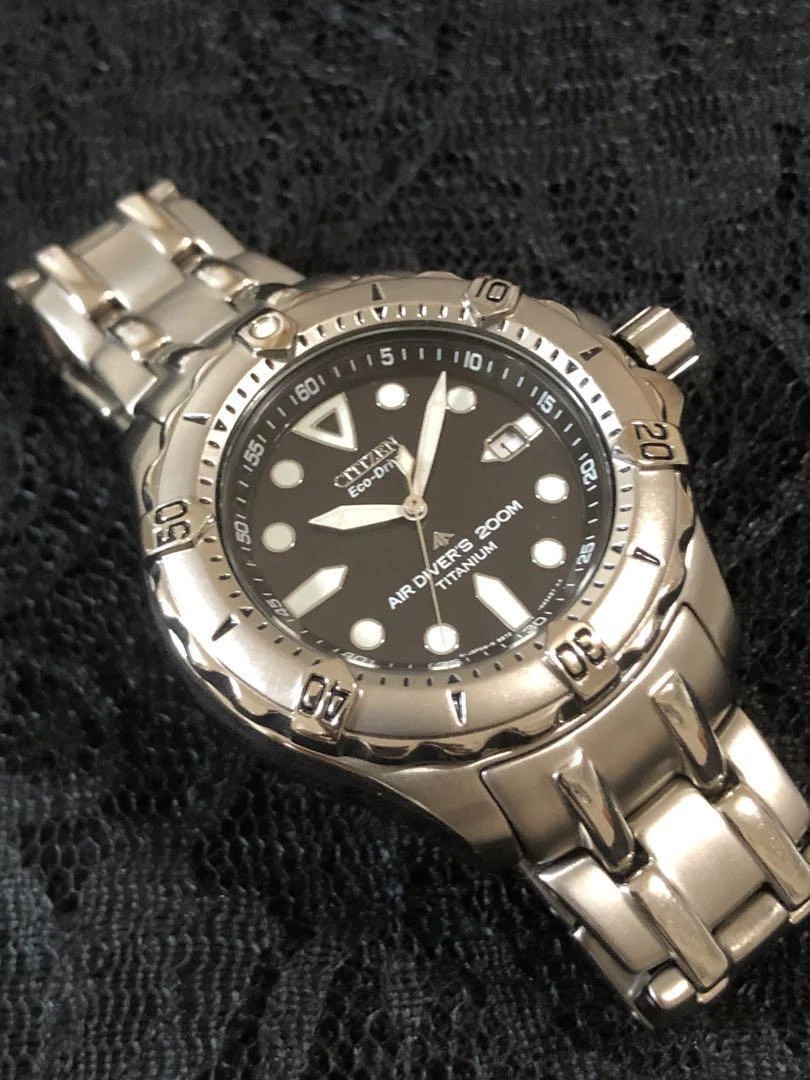 Citizen air clearance diver 200m titanium