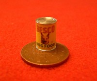 Dolls House Miniature Dog Food Tin T02 Dolls House Miniature Dog Food Tin T02