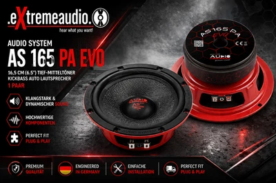 Audio System AS 165 PA EVO 16,5 cm (6.5") Tief-Mitteltöner Kickbass Lautsprecher - Bild 1 von 4