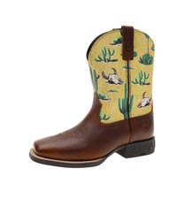 Ariat Z120106 Kids SPICED CIDER Round Up Wide Square Toe Western Boot Size 2.5 M