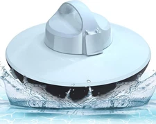 Robotic Pool Cleaner Vacuum for Above Ground Dual-Drive Motors Self-Park WHITE