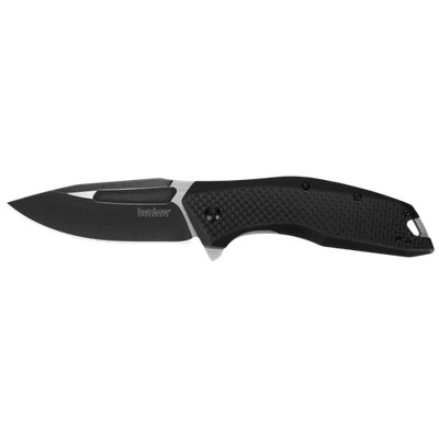 Kershaw Knives Flourish Liner Lock 3935 8Cr13MoV Stainless Black Carbon Fiber