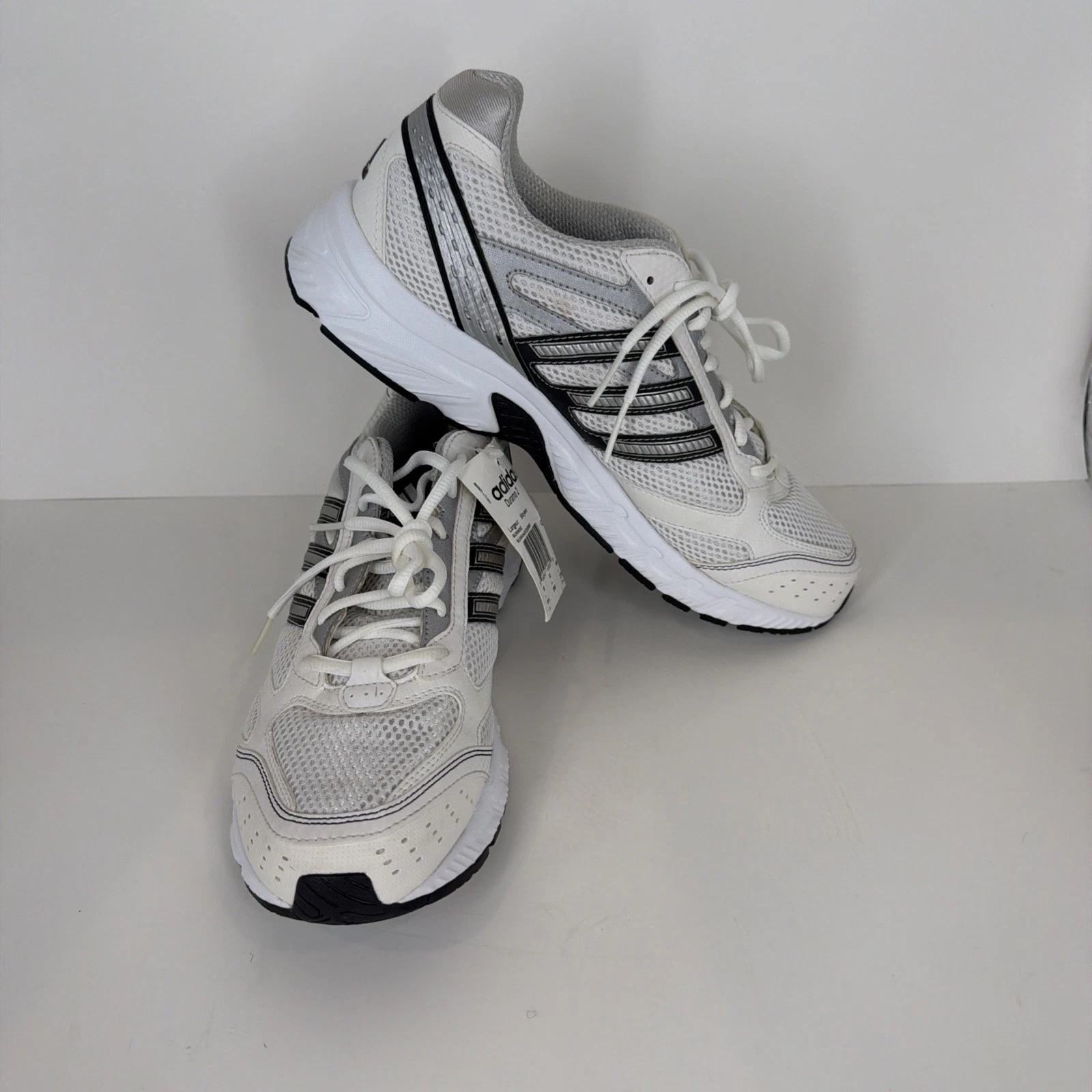 Adidas Adiprene Mens White/Silver Training Sneaker Shoe G14197 10.5 / EUR 44 2/3