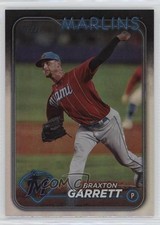 2024 Topps Series 1 Rainbow Foil Braxton Garrett #323 17st