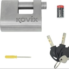 KOVIX KBL16 16 MM EDELSTAHL 120DB ALARM-VORH&Auml;NGESCHLOSS