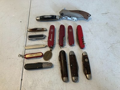 Pocket Knife Blade LOT Case Barlow Panther Jr  Victorinox Boker Sabre Gerber