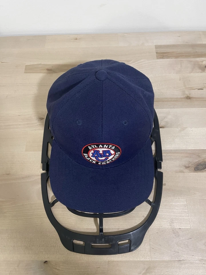 Gorra gorra vintage Atlanta Black Crackers club de béisbol aguja americana espalda a presión Foto 2 de 4