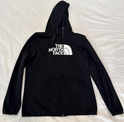 The North Face Women s Black Full Zip Hooded Fleece Jacket Size L