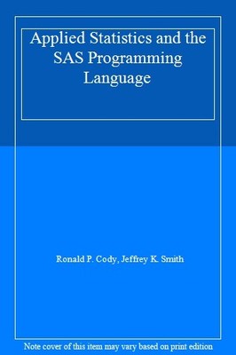 Angewandte Statistik und die SAS-Programmiersprache, Ronald P. Co