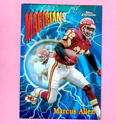 Marcus Allen 1997 Topps Chrome Magicians Refractor #3 C721
