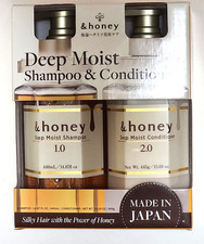  honey Deep Moist Shampoo  Conditioner Set Honey Argan Oil Paraben-Free Japan