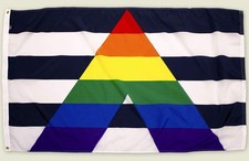 Pride Ally Nylon Flag FMAA Certified Made in USA 3x5'