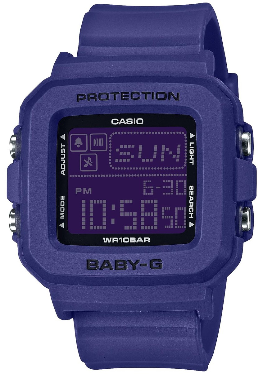 Unused CASIO Baby-G +PLUS BGD-10K-2JR Navy Blue Women's Watch in