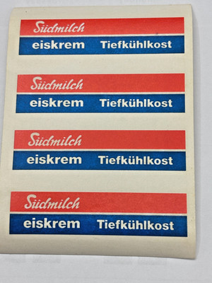 Wiking Original  Restposten Aufkleber für Werbemodelle Südmilch/1  1972