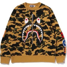A Bathing Ape BAPE 1st Camo Shark Crewneck Sweatshirt Small