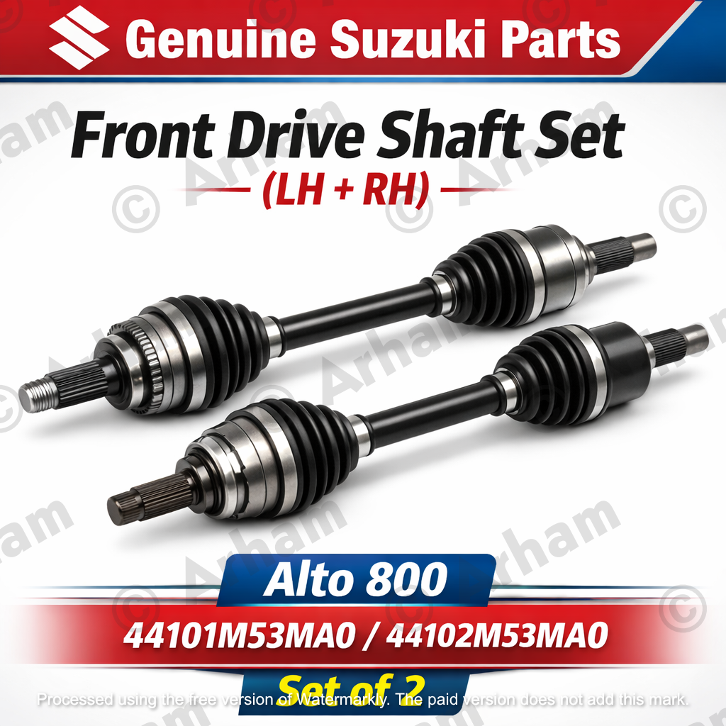 パーツ Suzuki Alto 2016. 49,000 km Genuine Suzuki Alto 800 Front Drive Shaft LH+RH Set 44101M53MA0