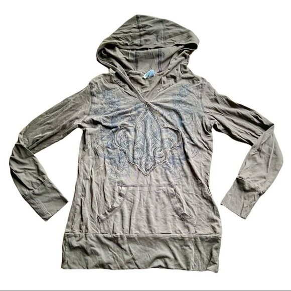 Ariat pull over brown size medium - image 4