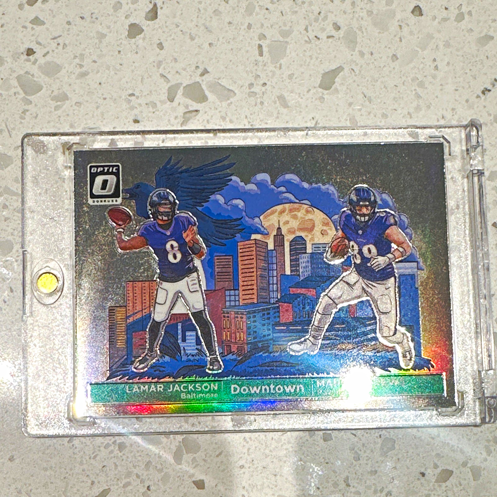 Panini 2024 Donruss Optic Lamar Jackson/Mark Andrews Dual Downtown SSP #8 