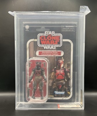 Star Wars Vintage Collection VC246 2022 Mando Super Commando Captain AFA 9.0