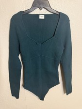 Abercrombie & Fitch Teal Sweetheart Bodysuit ...