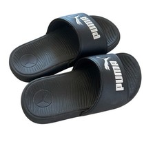 Puma Cool Cat 2.0 Little Kids Slides Black Size 12 EUC