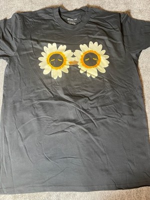 Arcade Fire Flower Power Don't Think About Pink Elephant Tour T-Shirt Black XL