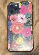 RIFLE PAPER CO Flower Case For iPhone 11 Pro / XS/ X USED by Stunning