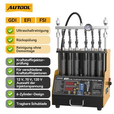 Produktbild - GDI EFI Benzin Einspritzdüsen Reiniger Prüfgerät Ultraschall Injektor Reinigung