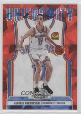2020-21 Contenders Optic Uniformity Red Cracked Ice Prizm Aleksej Pokusevski s3g