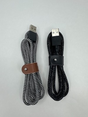 2x Native Union Belt Cable 4' USB-C to USB-A Cable - Cosmos
