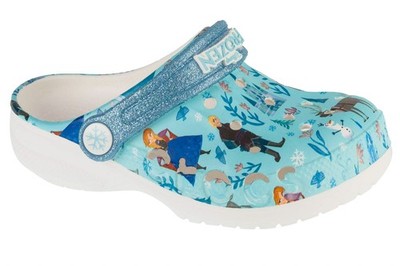 Badelatschen für Mädchen, Crocs Frozen Baya Clog Kids, Blau