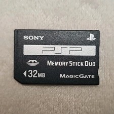 Sony 32MB Memory Stick Duo PSP-M32 MagicGate - For PSP - Untested - May Contain